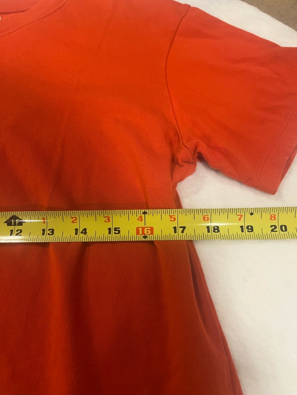 Madewell Burnt Orange Crewneck T-Shirt Dress - Small - Picture 4 of 6